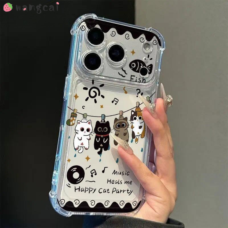 Realme Note 50 - Funda transparente con diseño de gato