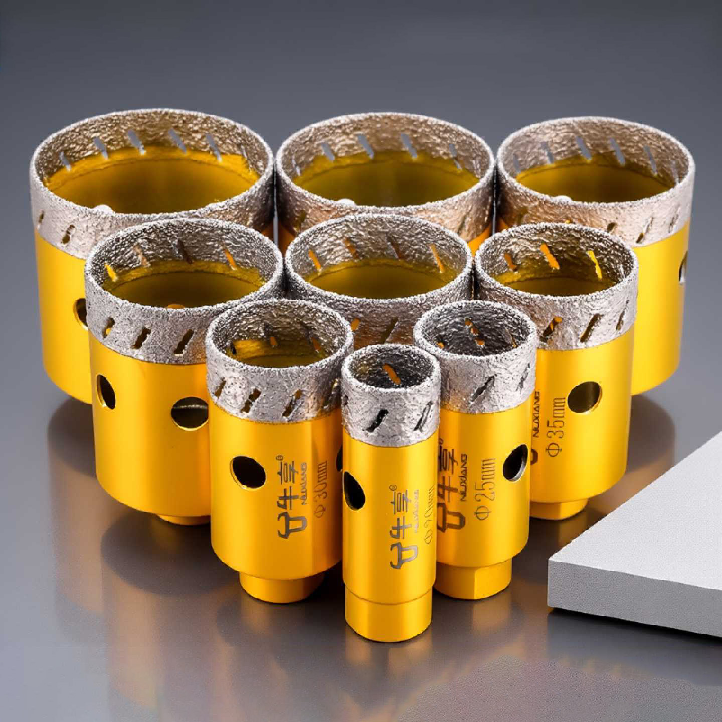 Screen Protector Cutter - Broca de diamante para amoladora angular,