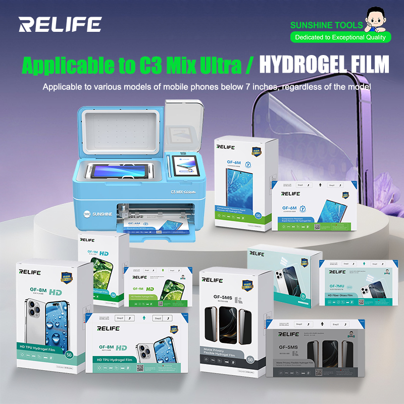 Película de hidrogel RELIFE GF - Screen Protector Cutter reseña y precio