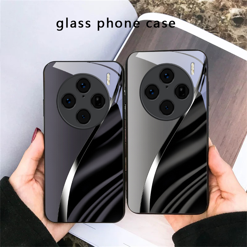 Funda de vidrio negro con efec - Vivo X200 reseña y precio